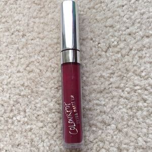colourpop “ notion “ purple burgundy matte lip